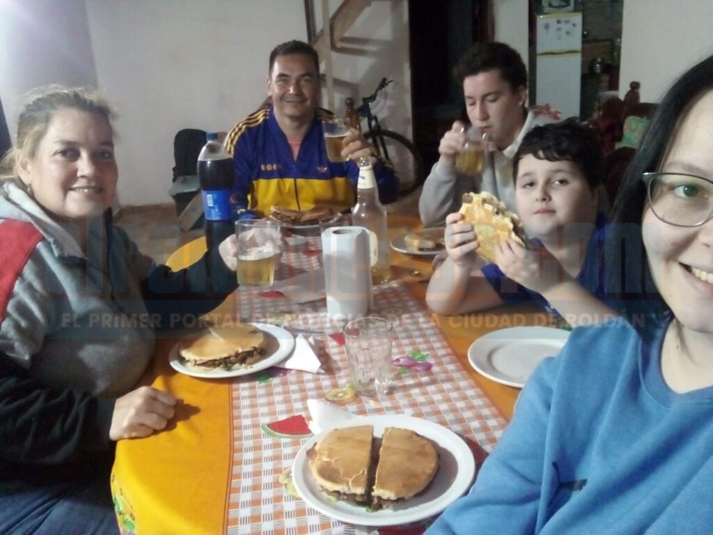 La última vez que Gustavo compartió un momento junto a su familia en Corrientes.
